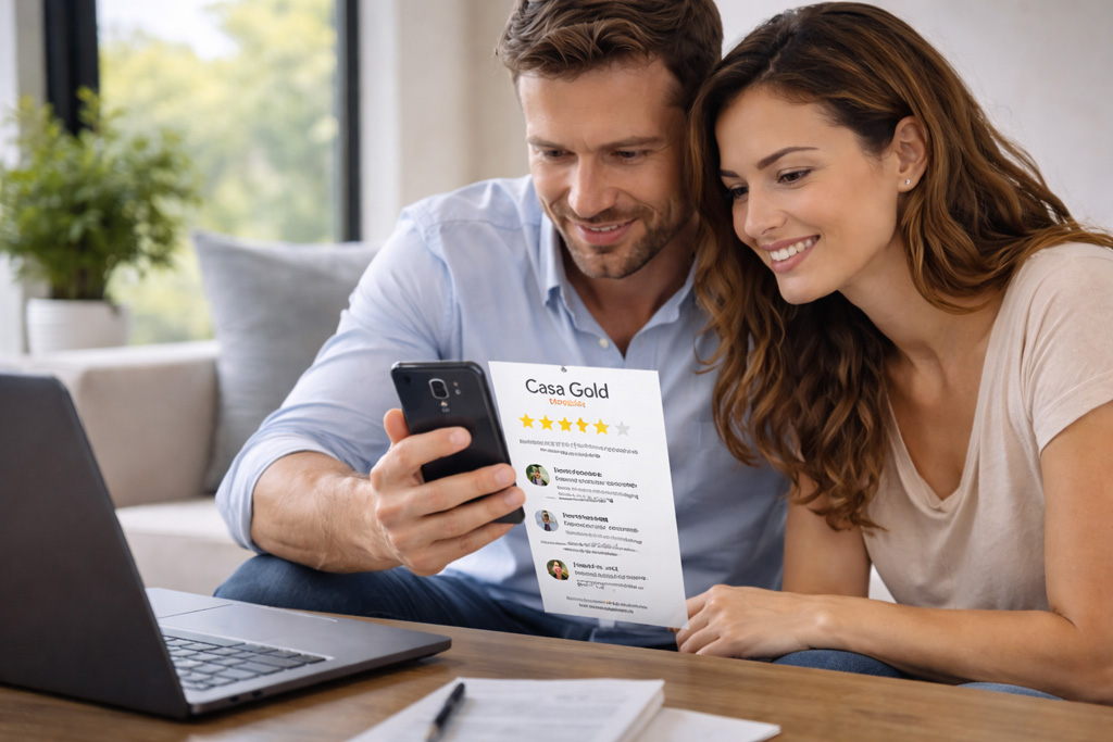 Opiniões reais de clientes Casa Gold | Disponíveis no Google.